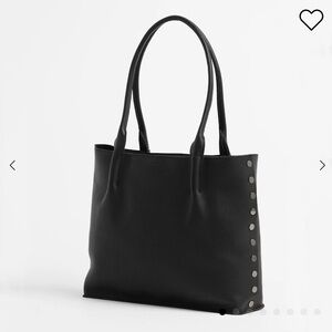 Hammitt Oliver black suede tote bag Hammitt brand purse